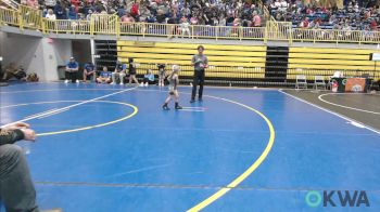 45 lbs 3rd Place - Trek Castor, Woodward Youth Wrestling vs Arrow Fife, Tecumseh Youth Wrestling