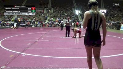 6-7A 132 Champ. Round 1 - Abigail Brewer, Smiths Station Hs vs Olivia Piasecki, Dothan HS