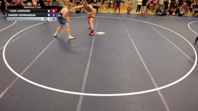 285 lbs 1st Place Match - Cael Leisgang, WI vs Tanner Gormanson, WI