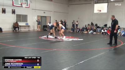 136 lbs Semifinal - Stepanie Castro, Lincoln Memorial vs Jorie Richardson, Brewton-Parker College