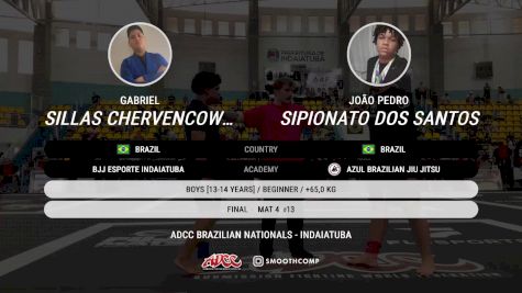 Gabriel Sillas Chervencow Padova vs João Pedro Sipionato Dos Santos 2025 ADCC Brazilian Nationals