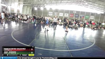 100 lbs Round 1 (4 Team) - Marcus Reyes-Galdamez, Shootbox vs Reef Johnson, Salem Elite Wrestling