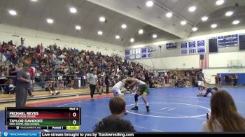 120 lbs Quarterfinal - Michael Reyes, Warren High School vs Taylor Davidoff, Mira Costa High School