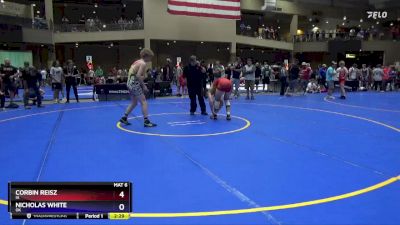 150 lbs Champ. Round 2 - Corbin Reisz, IA vs Nicholas White, OK