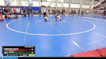 70 lbs Quarterfinal - Christian Garza, Team Aggression WC vs Ezra Denny, INWTC