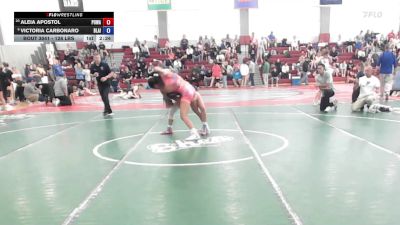 128 lbs Rr Rnd 1 - Aleia Apostol, Poway Wrestling vs Victoria Carbonaro, Blair Academy