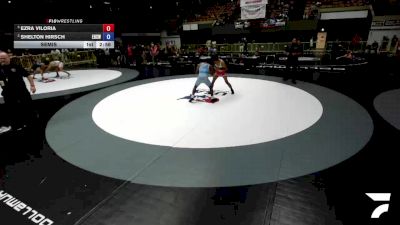 120 lbs Semis - Ezra Viloria vs Shelton Hirsch, Edison High School Wrestling