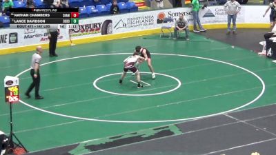 147 lbs Round Of 32 - Nathan Chambers, Chambersburg vs Lance Davidson, Dubois