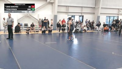 105 lbs Cons. Quarters - Zeke Sanchez, Sanderson Wrestling Academy vs Titus Pitsch, Mat Demon Wrestling Club