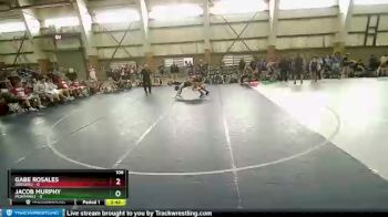 106 lbs Round 1a - Gabe Rosales, Oregon2 vs Jacob Murphy, MONTANA3