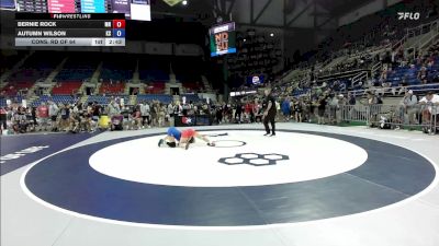 120 lbs Cons. Rd Of 64 - Bernie Rock, MN vs Autumn Wilson, KS