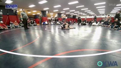 95 lbs Rr Rnd 2 - Parker Landers, TopGuns 15U vs Braxton Baker, Ponca City