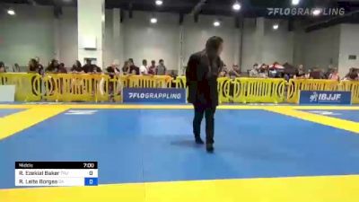 Roman Ezekial Baker vs Rafael Leite Borges 2022 American National IBJJF Jiu-Jitsu Championship