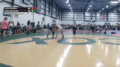 132 lbs Cons. Round 4 - Issac Michalski, Heavy Hitting Hammers vs Luca Schinelli, Grizzly Wrestling Club