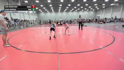 70 lbs Rr Rnd 3 - Ash Henecker, RedNose Wrestling School - EL vs Alex Rotolo, Next Level Wrestling Club - EL