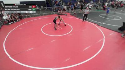 113 lbs Cons. Round 2 - Micah Villatoro, Rough House Wrestling Club vs Bentlee Stiles, Costa Training Center