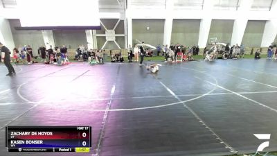 70 lbs Semifinal - Kasen Bonser, WY vs Zachary De Hoyos, UT