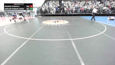 112 lbs Round Of 16 - Brianna Godshall, Prime Mat Club vs Noelanii Guzman Caban, Fightin Irish Wrestling Club
