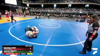 6A 190 lbs Cons. Round 1 - Brayden Grier, Cypress Ranch vs Rowley Rebtoy, Austin Vandegrift