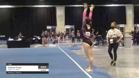 Victoria Cluck - Floor, WOGA Gym #652 - 2021 USA Gymnastics Development Program National Championships
