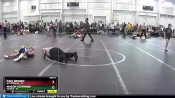 84 lbs Finals (2 Team) - Cael Brown, All-American vs Mason Schwann, Phoenix