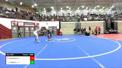 201-219 lbs Consolation Bracket - Luke Segura, Brownsburg vs DeJuan Brookshire, Decatur Central