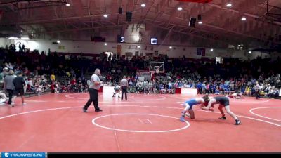 145 lbs Champ. Round 2 - Cohen Hager, Greenfield-Central vs Mitch Wheeler, Purdue Polytech