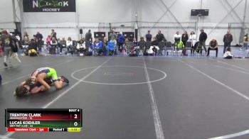 92 lbs Placement (4 Team) - Trenton Clark, Headhunters vs Lucas Koehler, Grit Mat Club