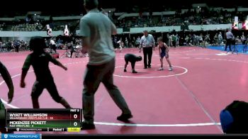 69-75 lbs Quarterfinal - McKenzee Pickett, Flex Wrestling vs Wyatt Williamson, Williamsburg Wrestling Clib