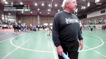 105 lbs Cons. Round 2 - Stacey Pina, Yukon vs Mckenna Sinak, Seckman