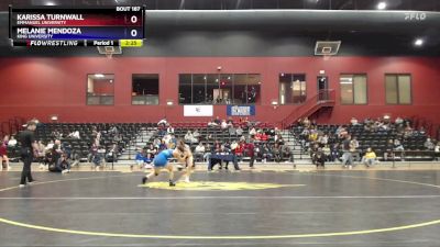 117 lbs Semifinal - Melanie Mendoza, King University vs Karissa Turnwall, Emmanuel University