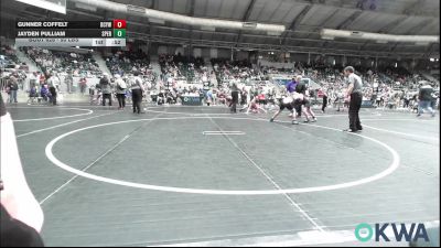 90 lbs Consi Of 8 #1 - Gunner Coffelt, Bridge Creek Youth Wrestling vs Jayden Pulliam, Sperry Wrestling Club