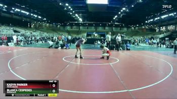 125 lbs Champ. Round 2 - Kadyn Parker, Middleburg vs Blanca Cespedes, Riverdale