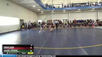 141 lbs Quarterfinal - Russell Benson, Delaware Valley University vs Josiah Gehr, Messiah University