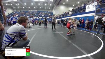 73 lbs Rr Rnd 2 - Sawyer Barnett, Redskins Wrestling Club vs Ezekiel Boyd, Harrah Little League Wrestling