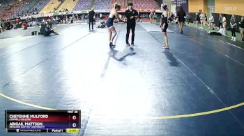 130 lbs Round 3 - Abigail Mattson, Missouri Baptist University vs Cheyenne Mulford, Cornell College