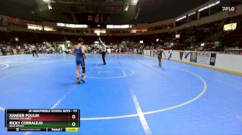 111 lbs Semifinal - Xander Poulin, Tucson Cyclones vs Ricky Corralejo, Blue Devils