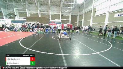 120 lbs Champ. Round 3 - Mason Bingham, Box Elder vs Derek Harrison, Pleasant Grove