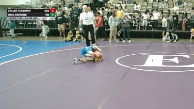 54-M2 lbs Final - Callen Uderman, Broad Axe vs Luca Simeone, Vougar Honor Wrestling