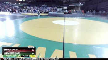 38-41 lbs Quarterfinal - London Kaylor, Team Aggression Wrestling Club vs Alexander Neaga, Askeo International Mat Club