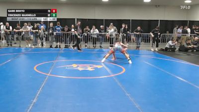 113 lbs Consi Of 32 #2 - Gabe Benyo, PA vs Vincenzo Mannello, NY