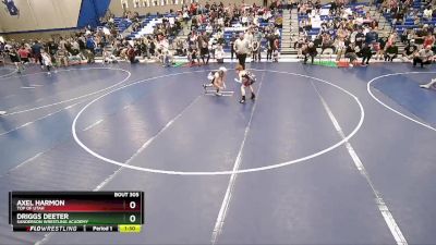 79 lbs Quarterfinal - Driggs Deeter, Sanderson Wrestling Academy vs Axel Harmon, Top Of Utah