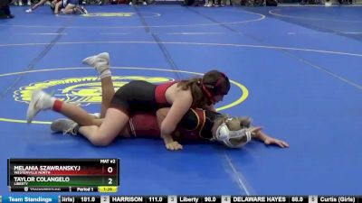 130 lbs Semifinal - Taylor Colangelo, Liberty vs Melania Szawranskyj, WESTERVILLE NORTH