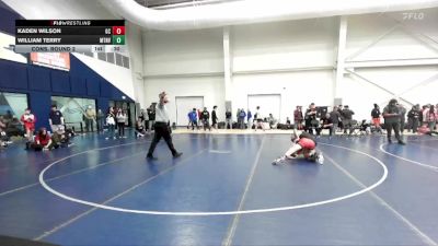 132 lbs Cons. Round 2 - Kaden Wilson, Grand County vs William Terry, Mountain View