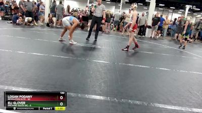 130 lbs Round 2 (6 Team) - Logan Podany, Revolution Elite vs Eli Glover, Orchard South WC