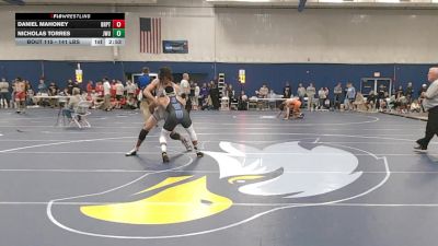 141 lbs Round Of 16 - Daniel Mahoney, Bridgeport vs Nicholas Torres, Johnson & Wales