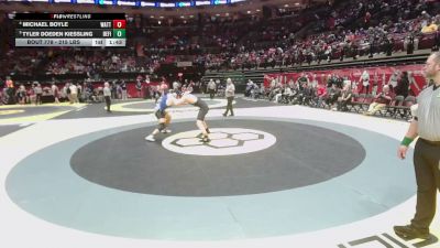 215 lbs Quarters - Tyler Doeden Kiessling, Defiance vs Michael Boyle, Watterson