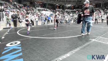 46 lbs Consi Of 16 #1 - Alaina Bert, Del City Little League Wrestling vs Bear Goombi, Shelton Wrestling Academy