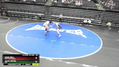 153 lbs Cons. Round 4 - Adam Hoyal, Lehi vs John Bell, Davis High School