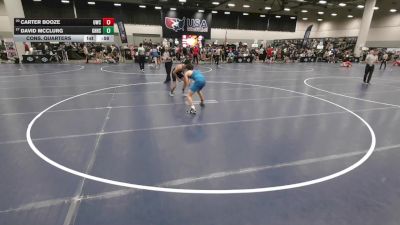 113 lbs Cons. Quarters - Carter Booze, UWC vs David McClurg, Granite Hills High School Wrestling